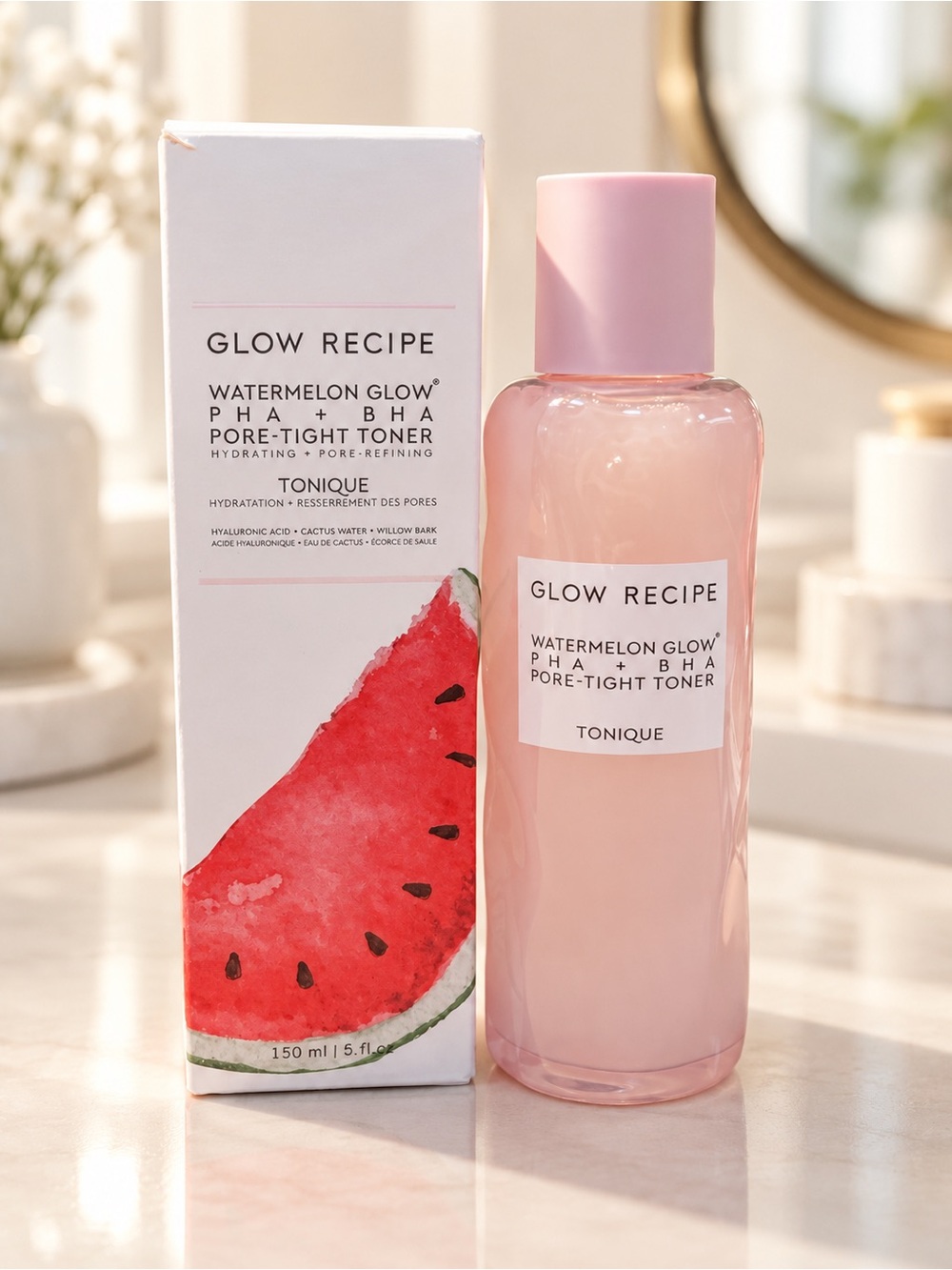 Glow Recipe Watermelon Glow PHA+BHA Pore-Tight Toner 150ml 5oz New Sealed